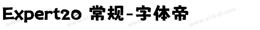 Expert20 常规字体转换